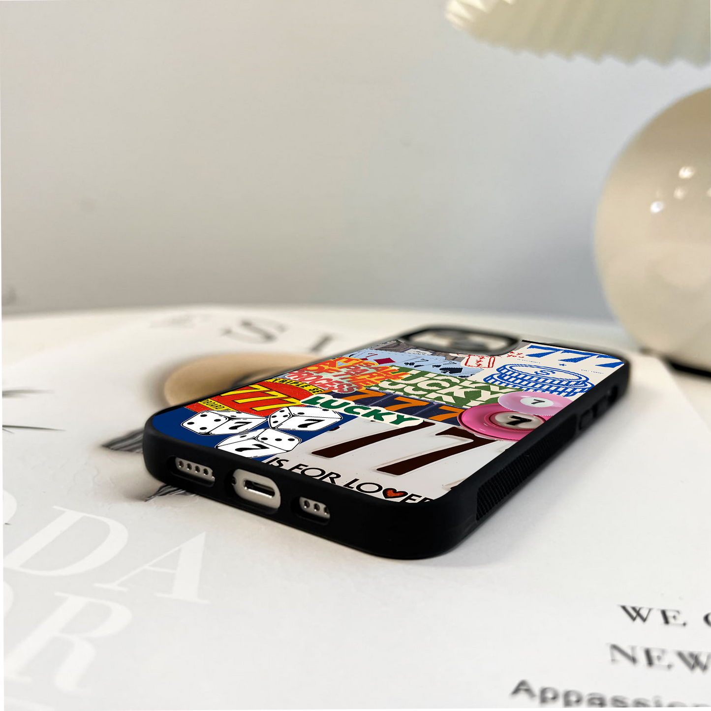 Lucky Seven Vibes Glass Case