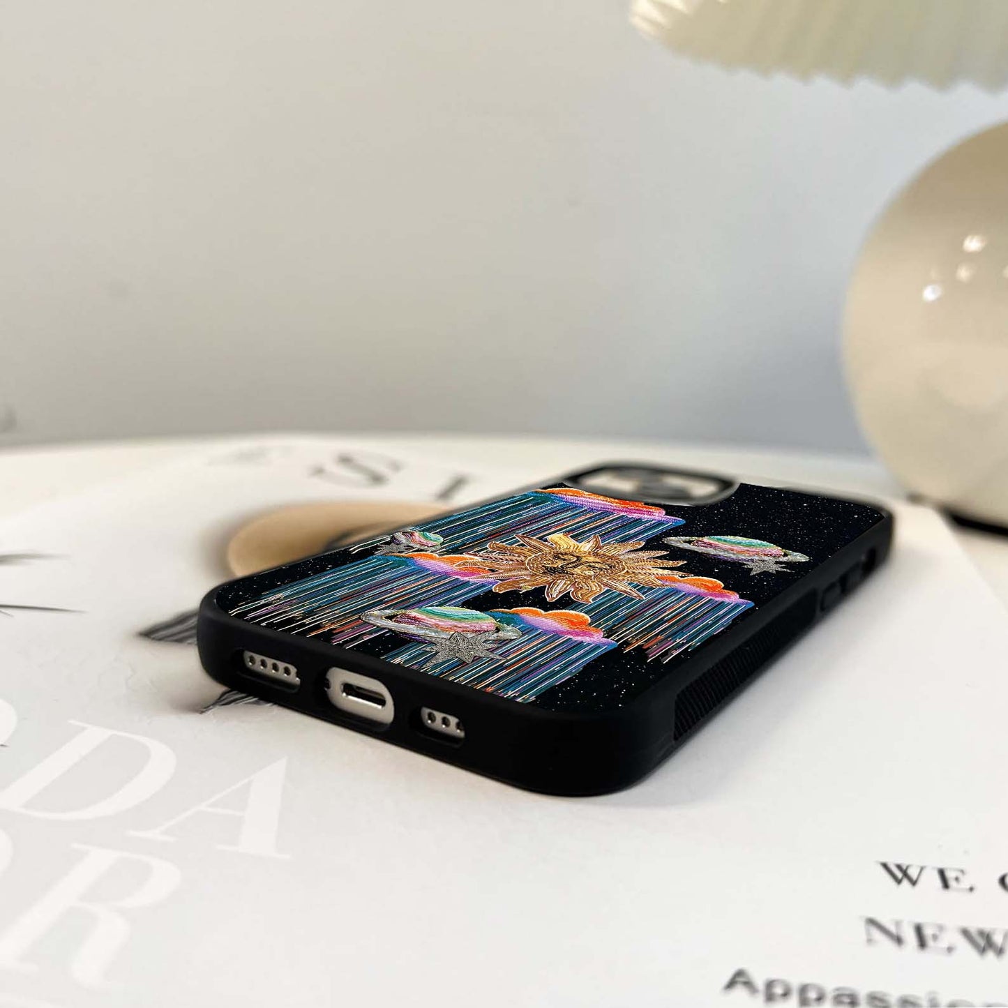 Celestial Drip Sky Glass Case