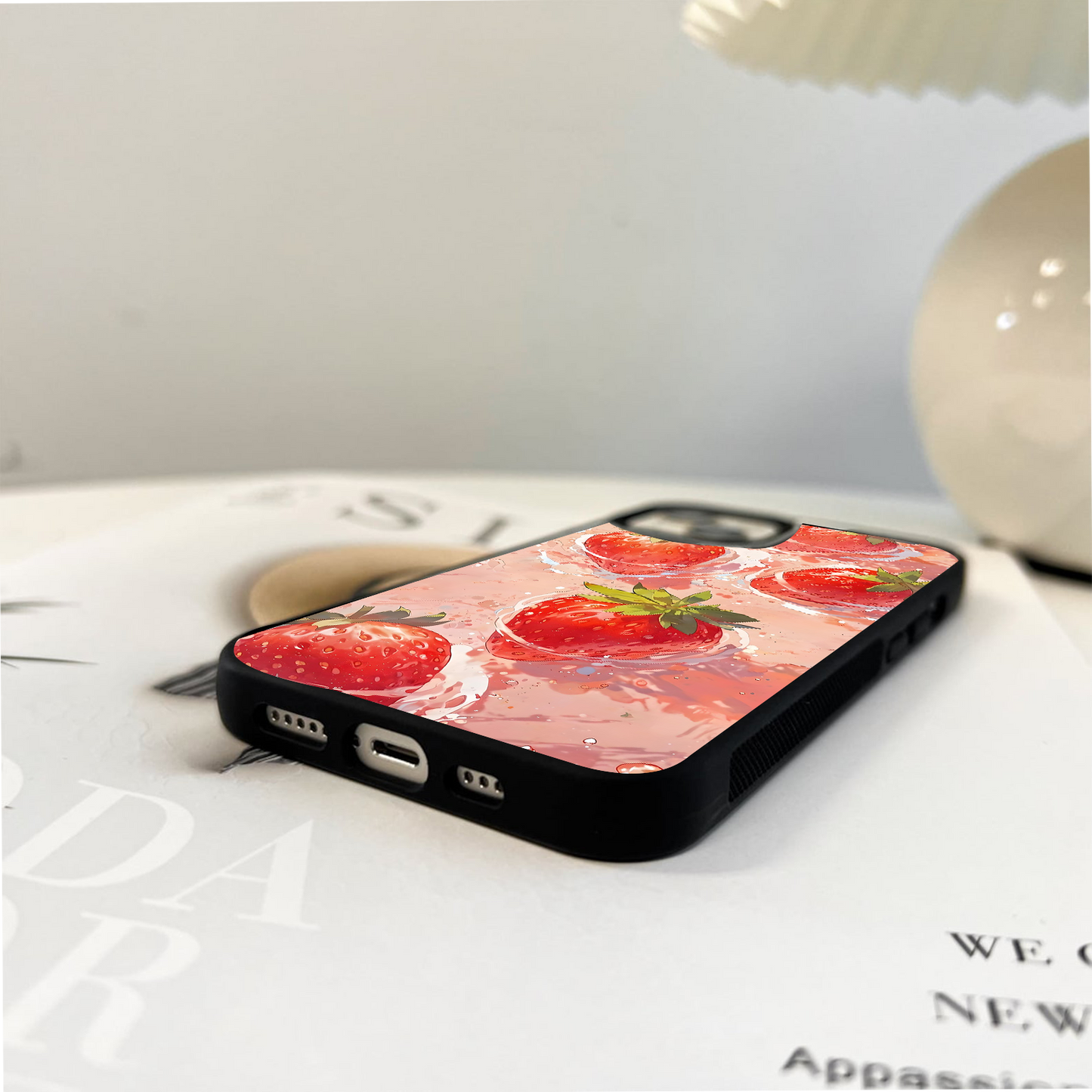 Berry Splash Whirl Glass Case