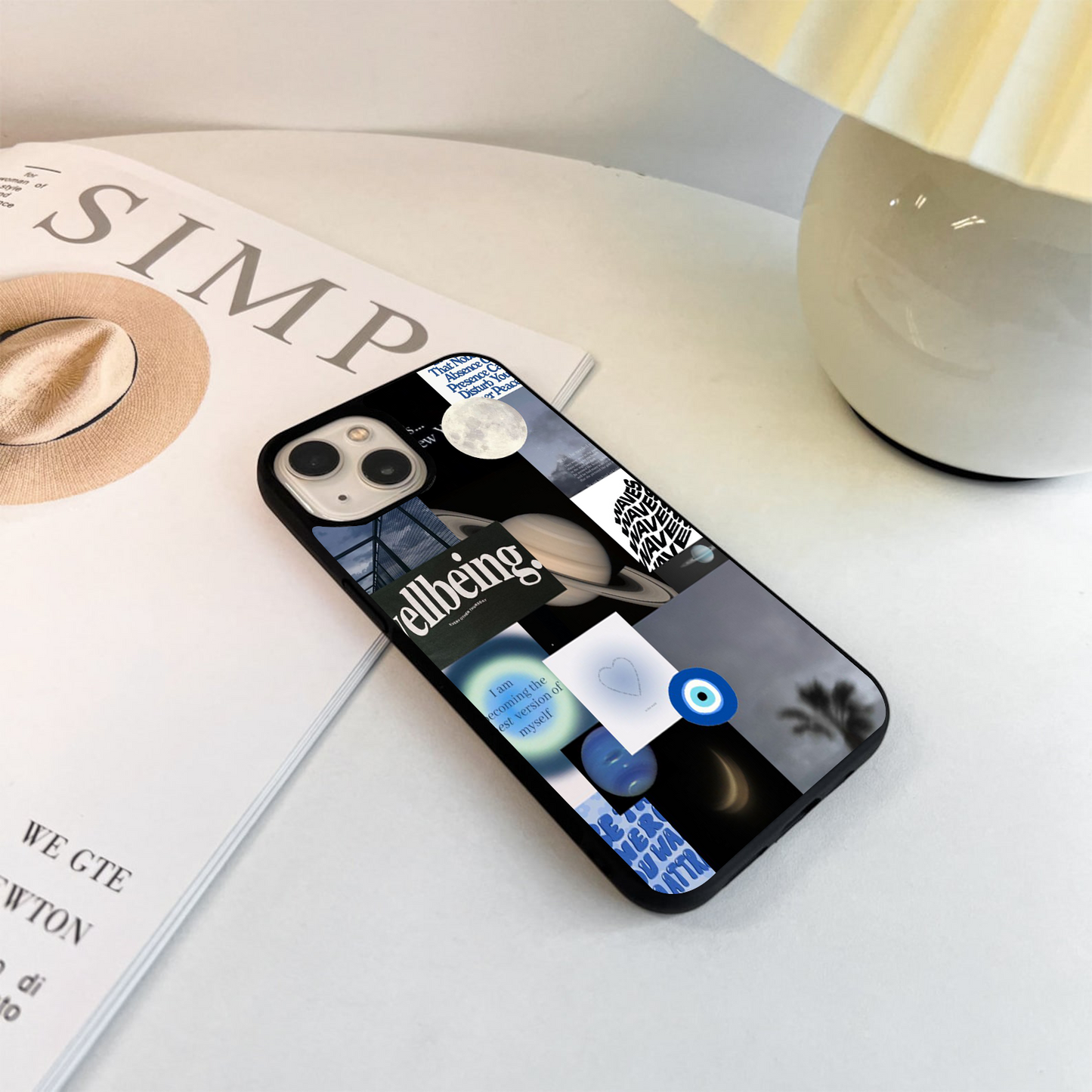 Galactic Energy Collage Glass Case