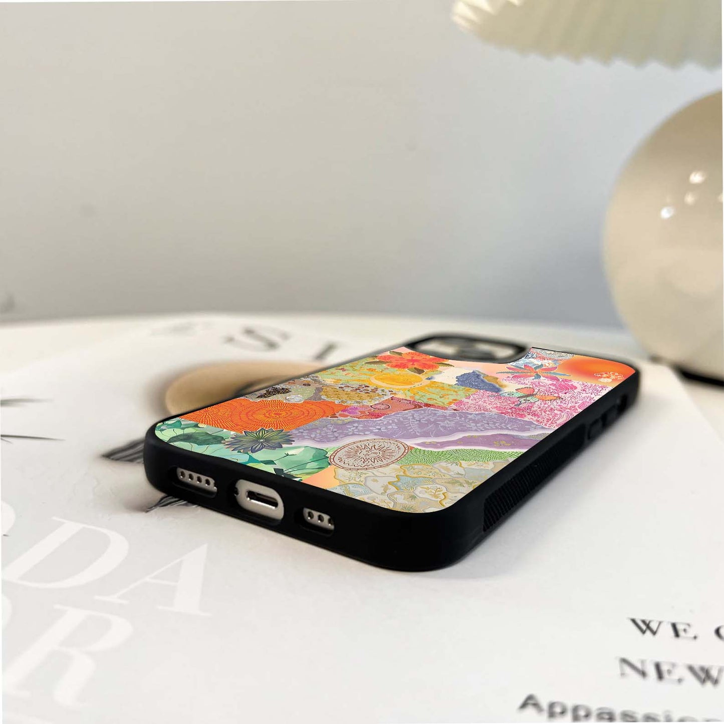 Bohemian Summer Collage Glass Case