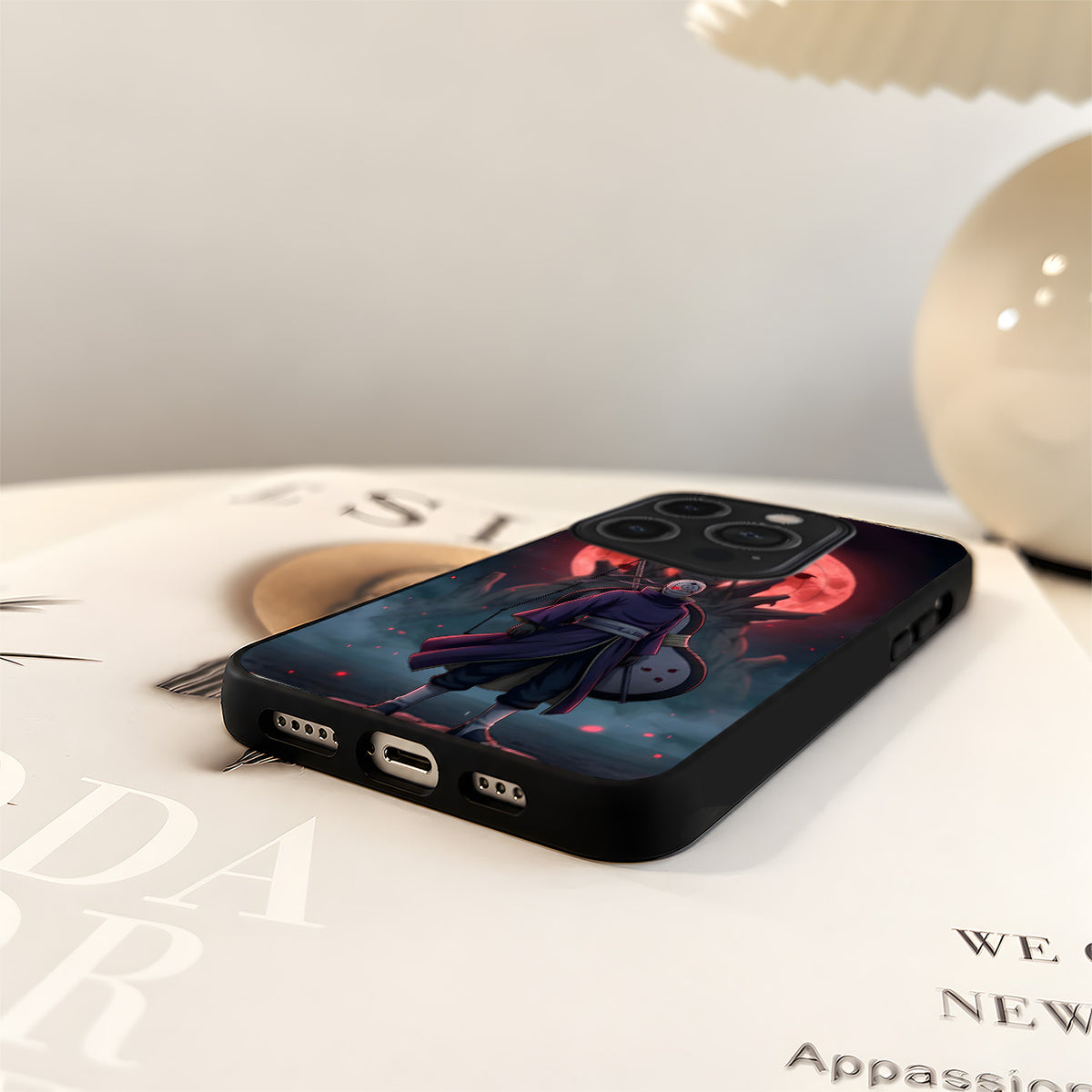 Naruto Obito Moon Glass Case