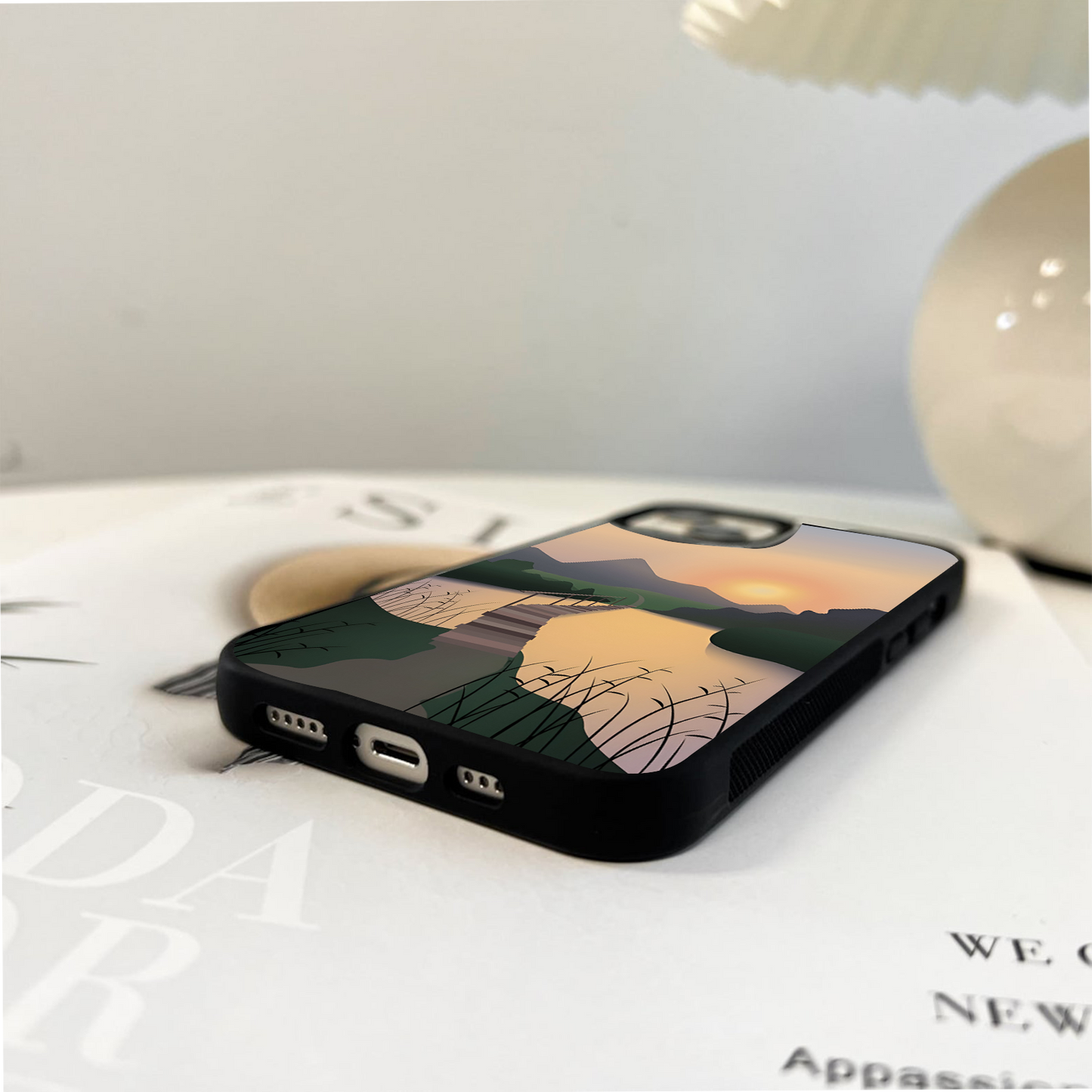 Whimsy Wings Glow Glass Case