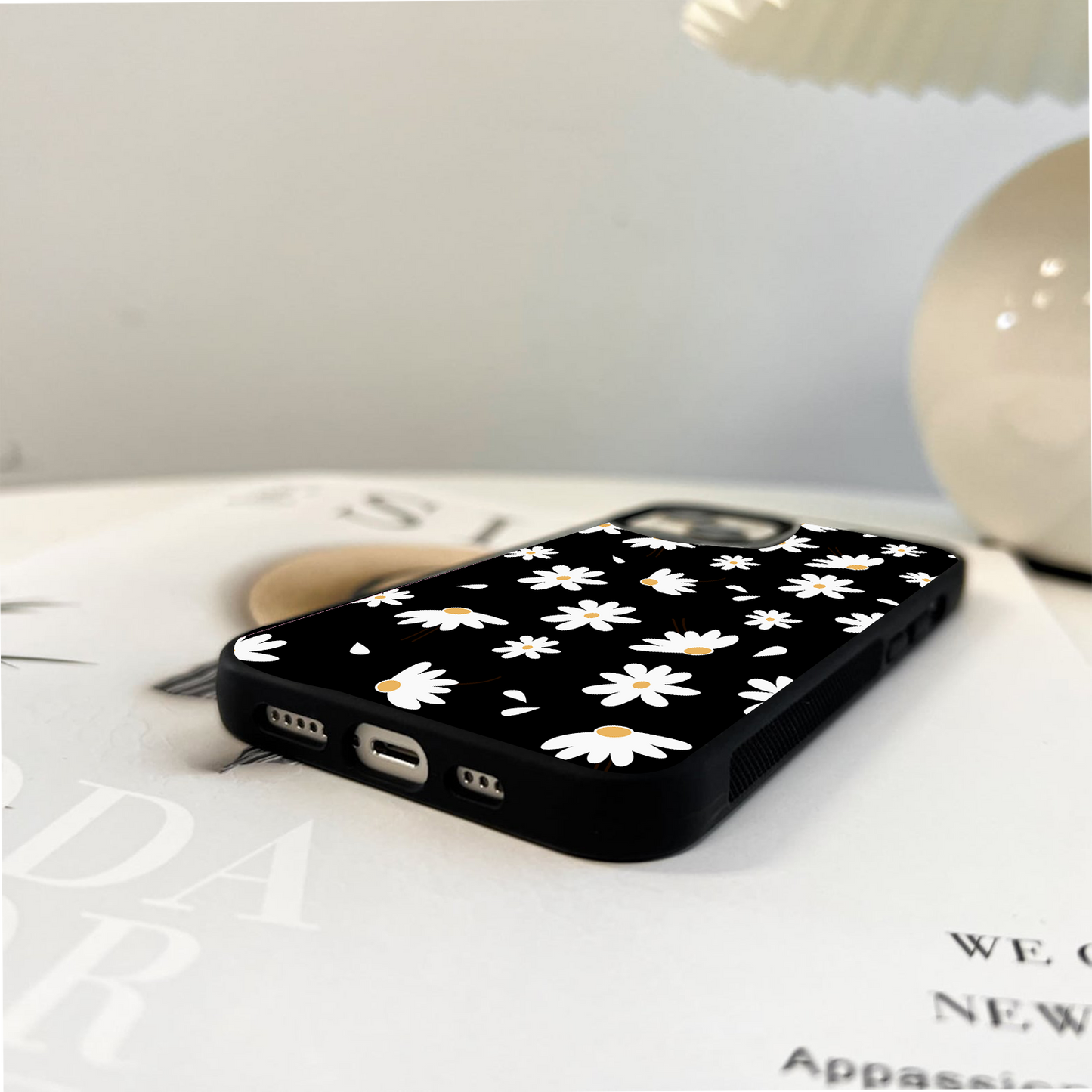 Twilight Flower Pop Glass Case