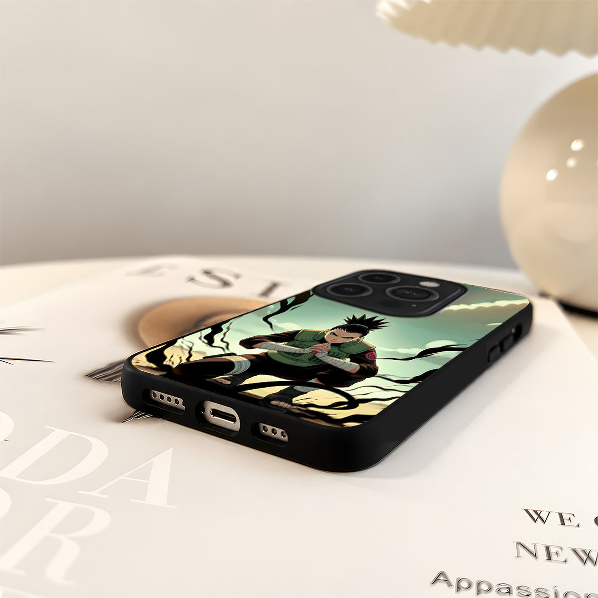 Naruto Shikamaru Shadow Glass Case