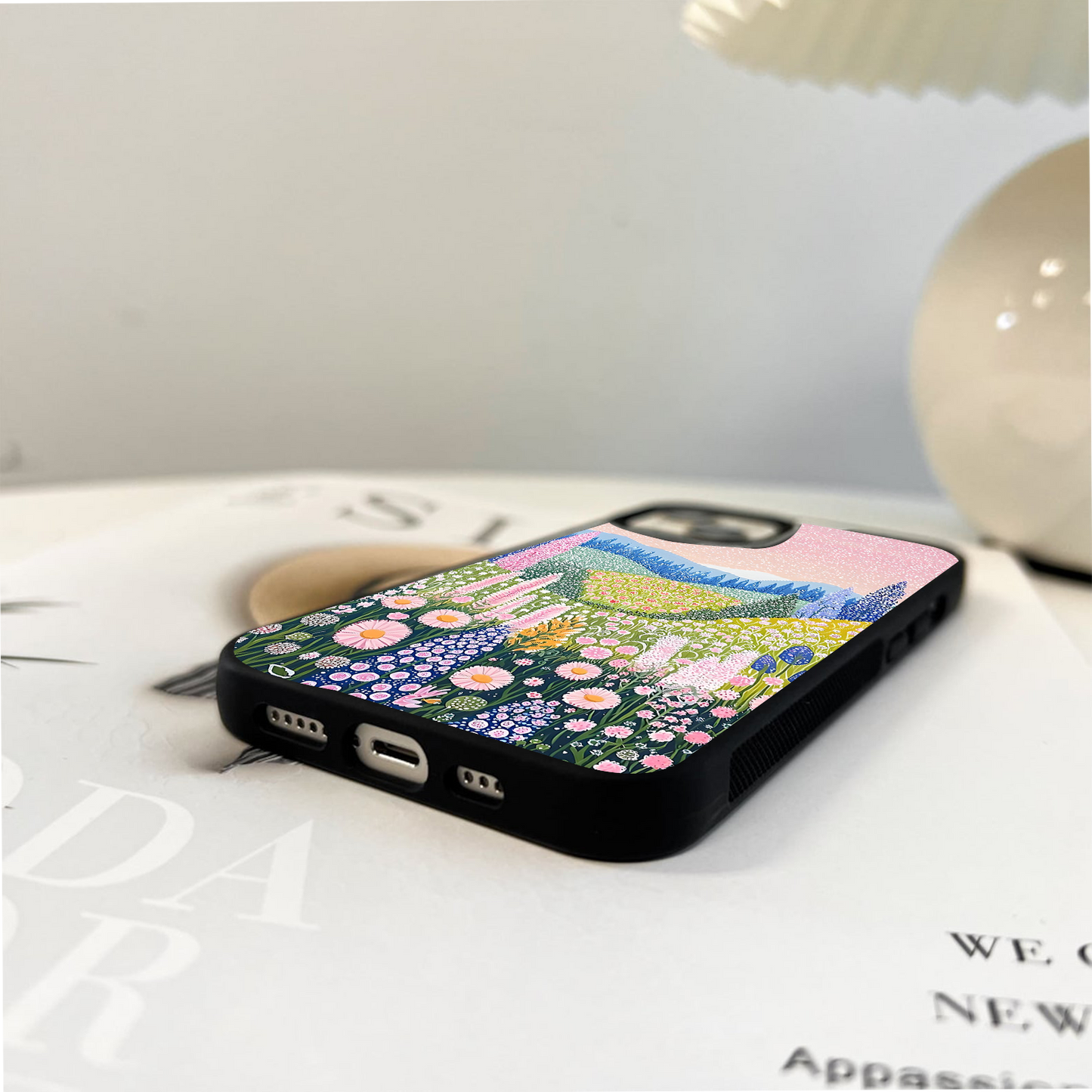 Snowfall Meadow Magic Glass Case