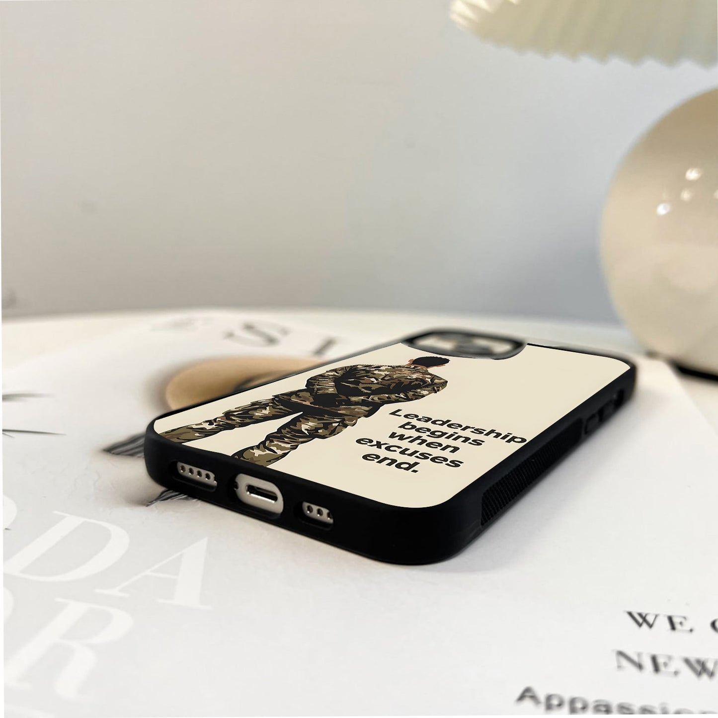 Leadership Without Excuses Glass Case