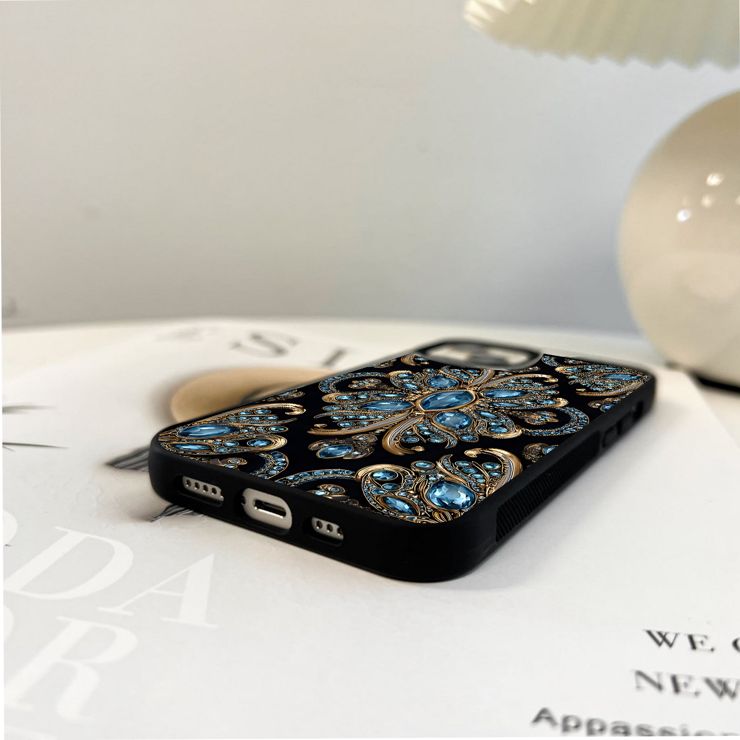 Royal Gem Bloom Glass Case