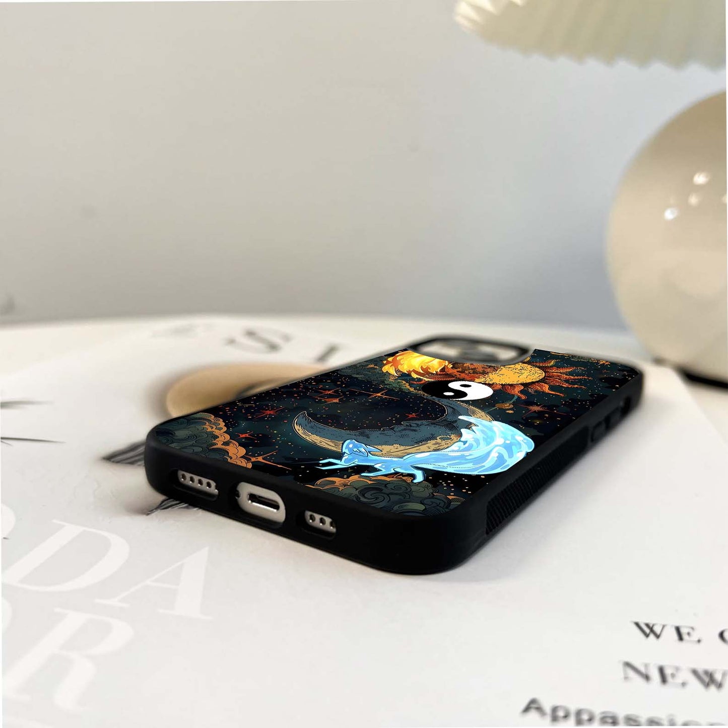 Fire and Water Balance Glass Case