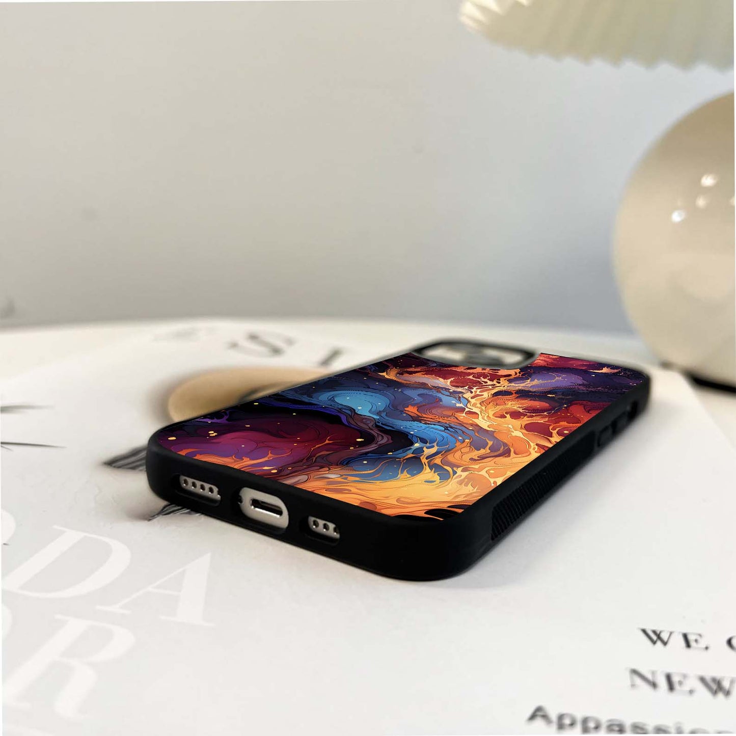 Firestorm Flow Dance Glass Case