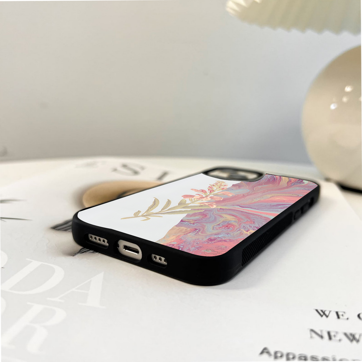 Pink Tumblr Glass Case