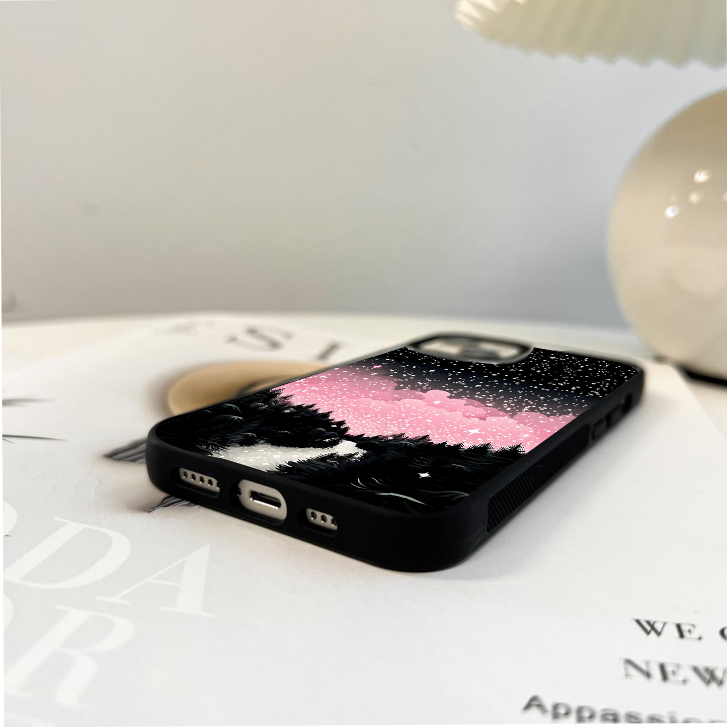 Dreamy Star Trail Glass Case