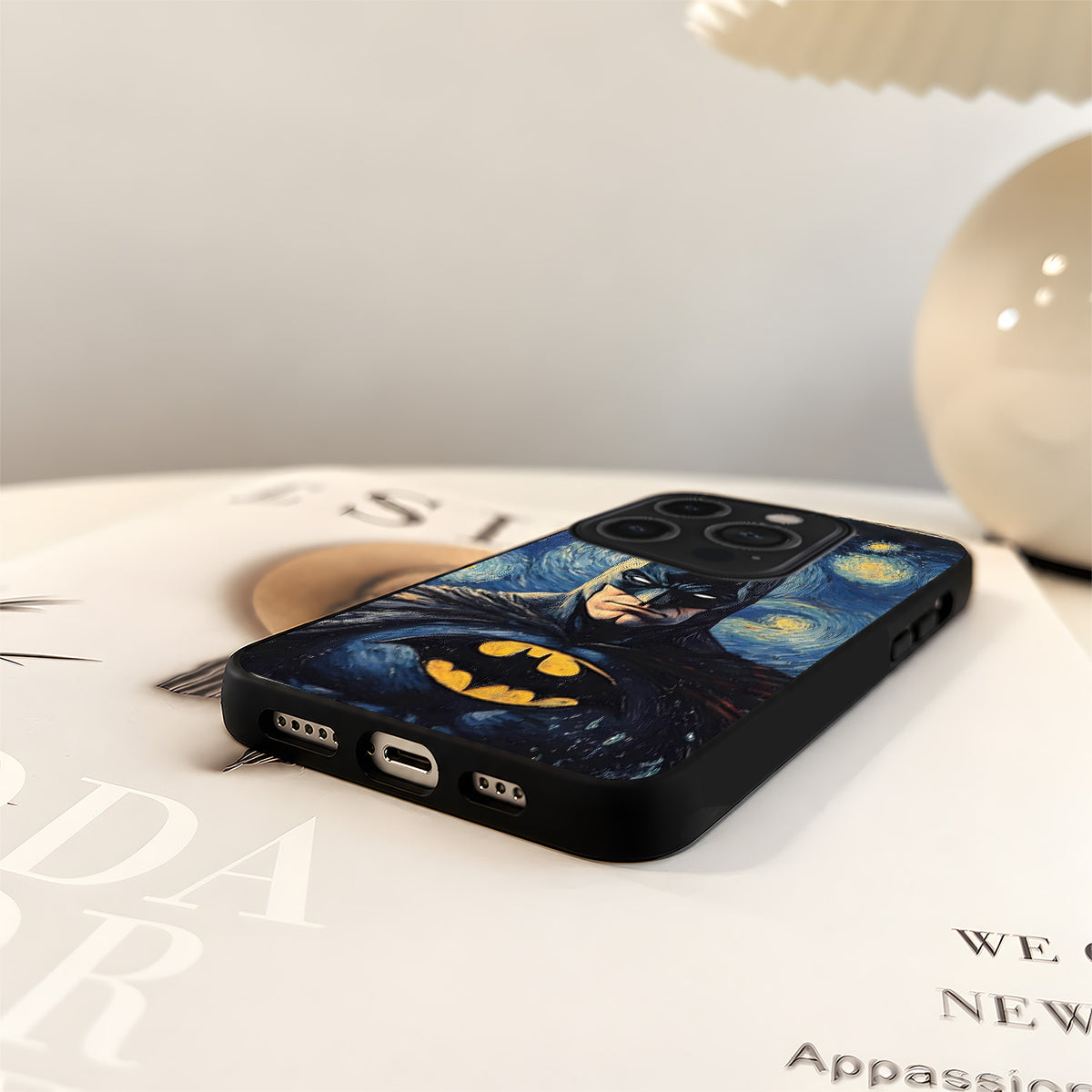 Batman Starry Night Glass Case
