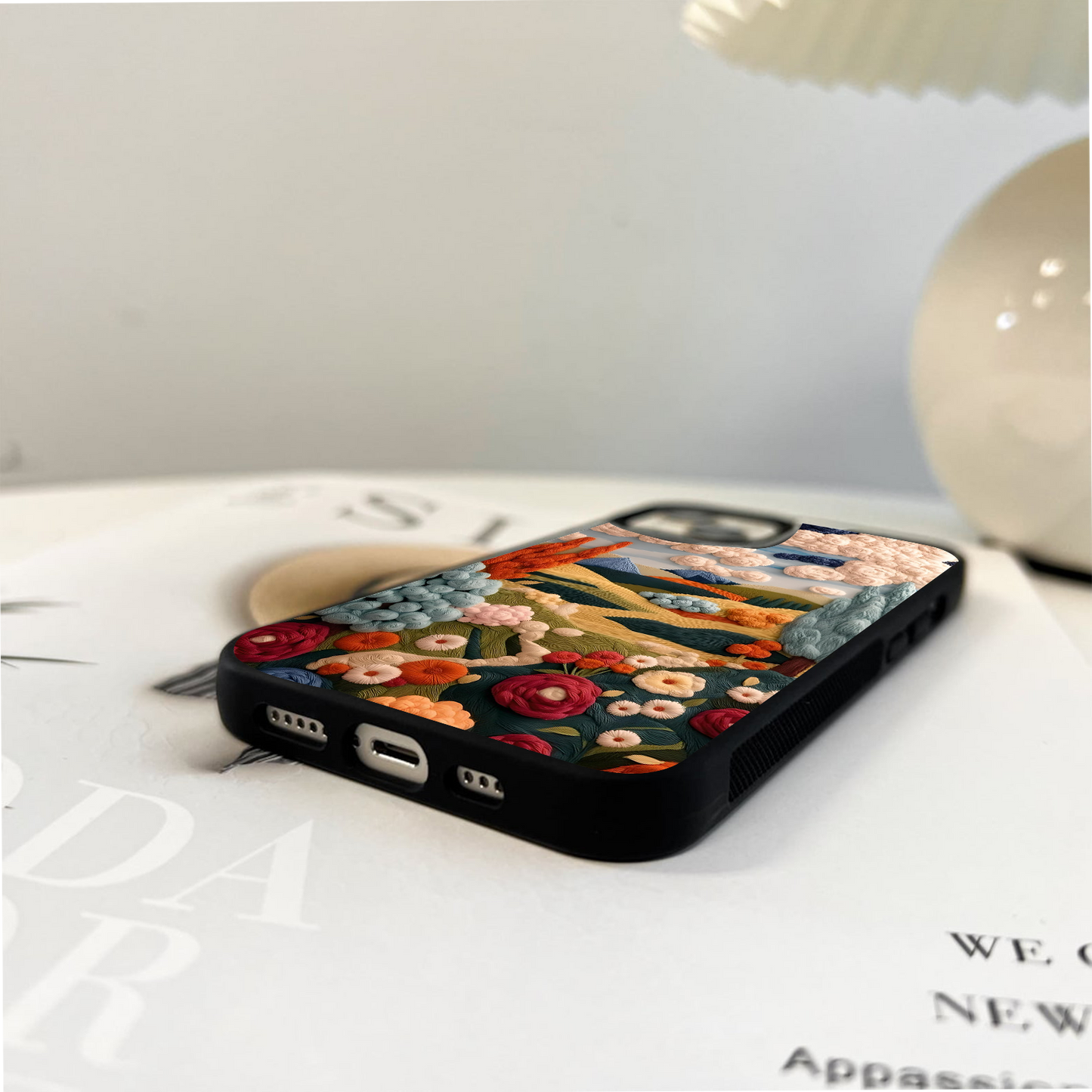 Cloud Cotton Meadows Printed Glass Case