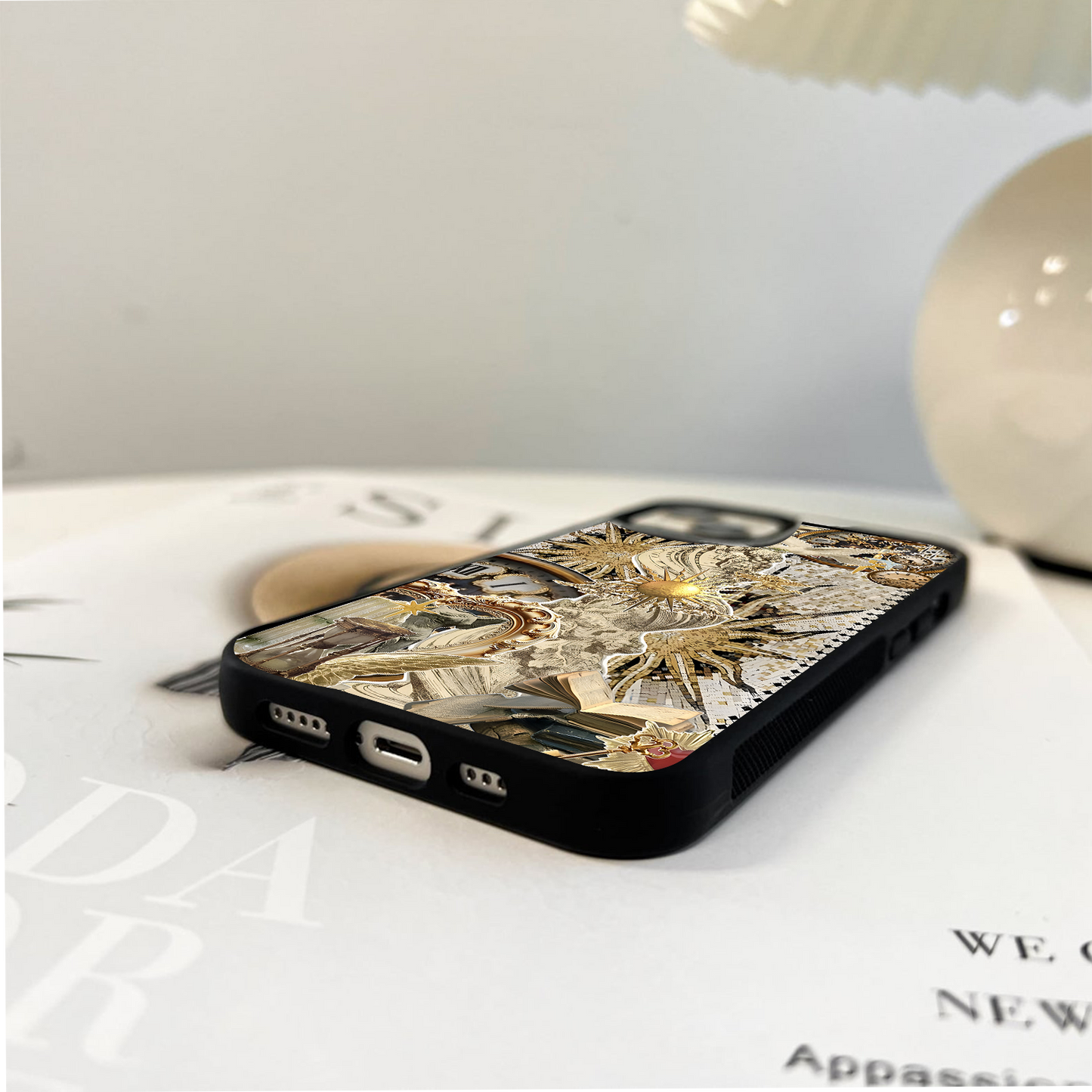 Timeless Golden Grace Glass Case