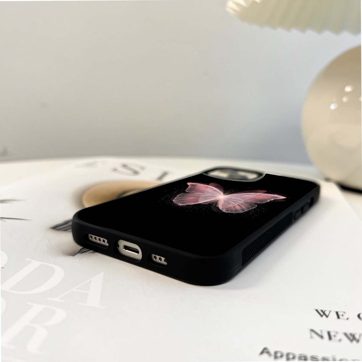 Celestial Wings Butterfly Glass Case