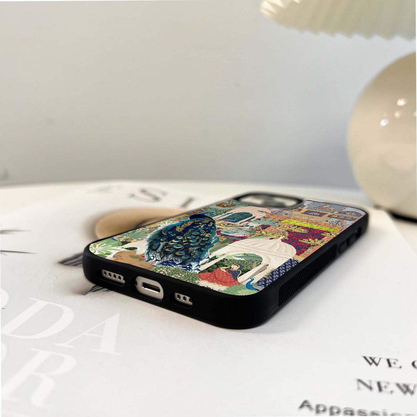 Old Mughal Art Glass Case