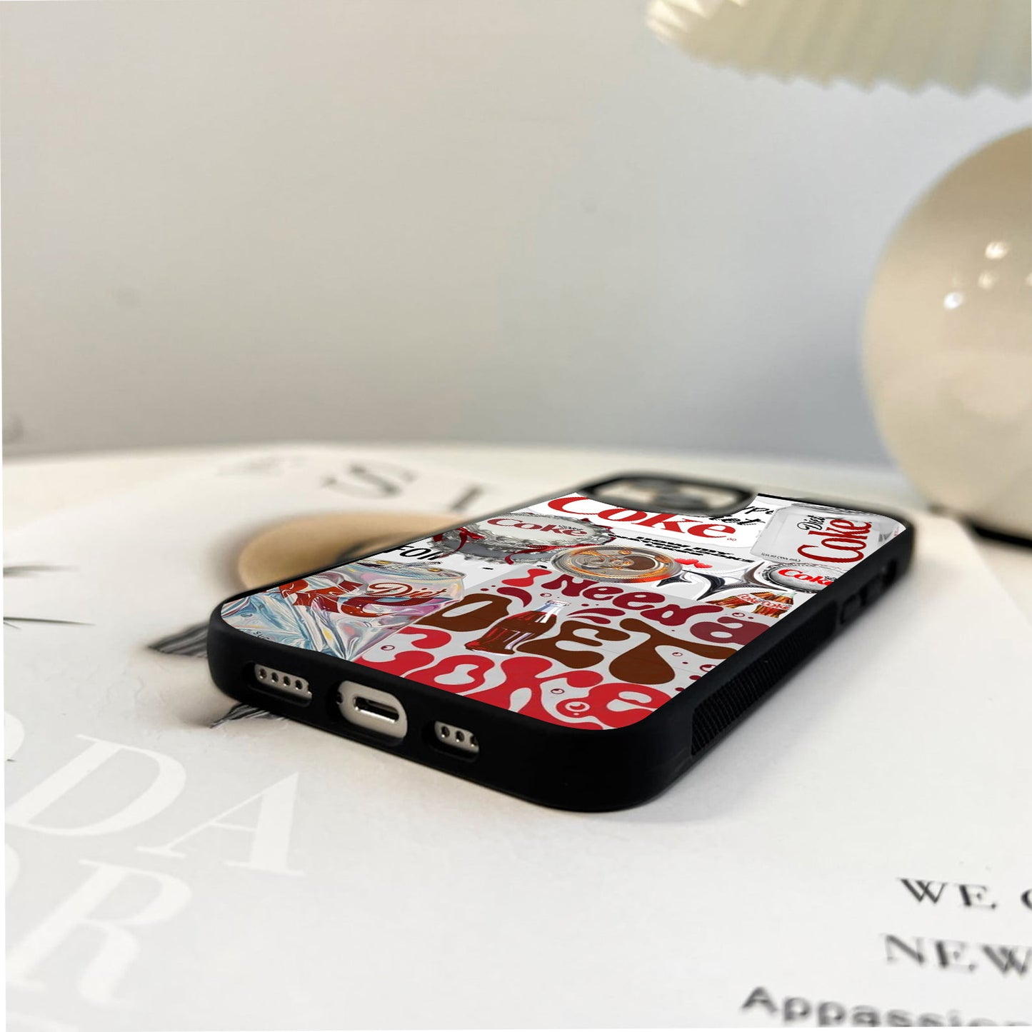 Diet Coke Blood Type Glass Case
