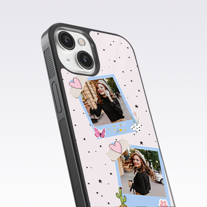 Aesthetic Two Custom Photo Glass Case