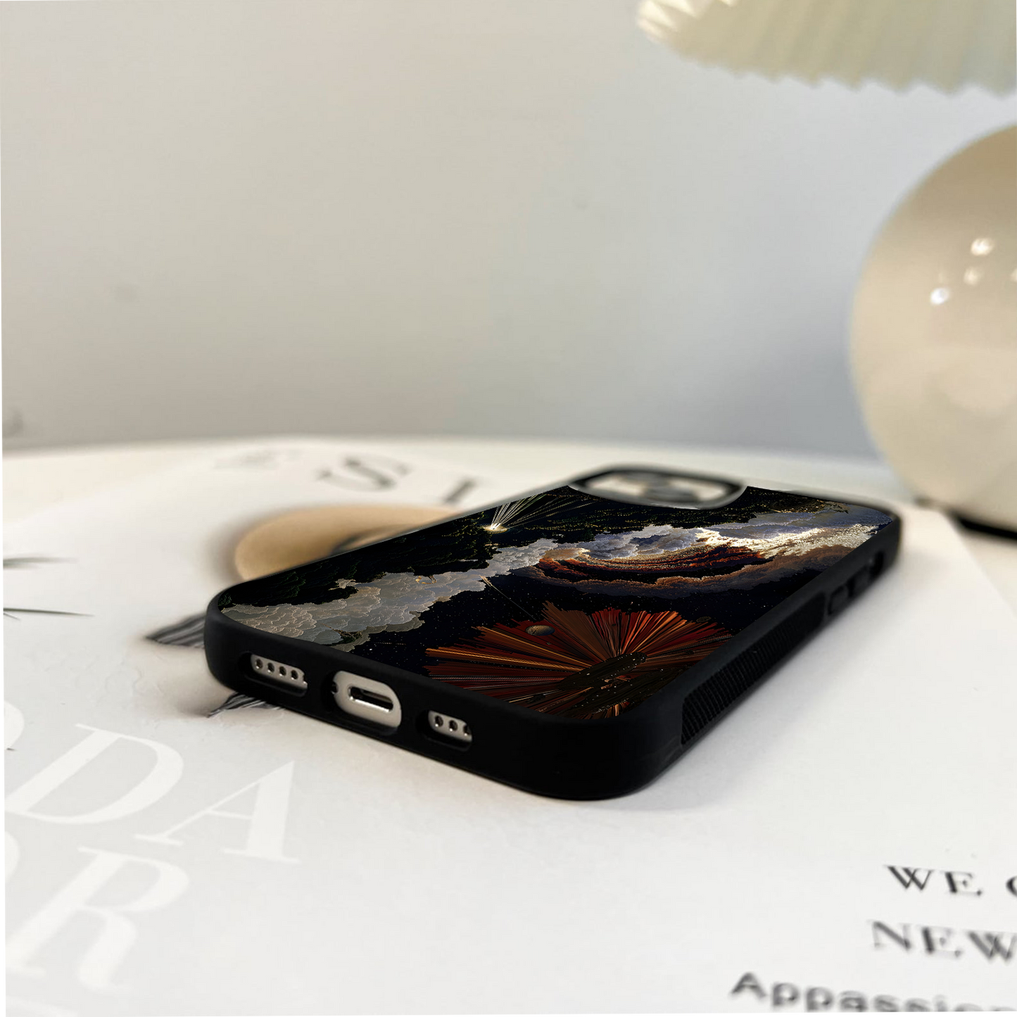 Voyage Through Cosmos Glass Case