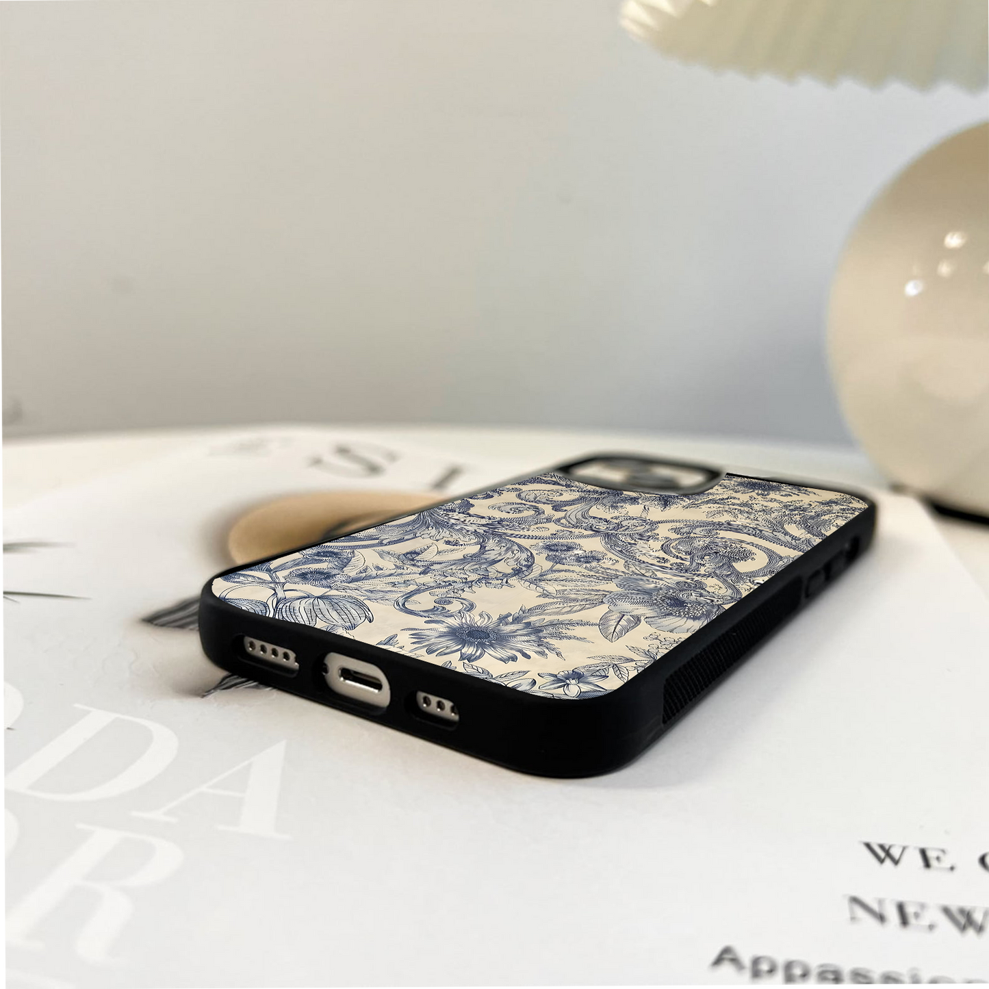 Vintage Bloom Whirl Glass Case