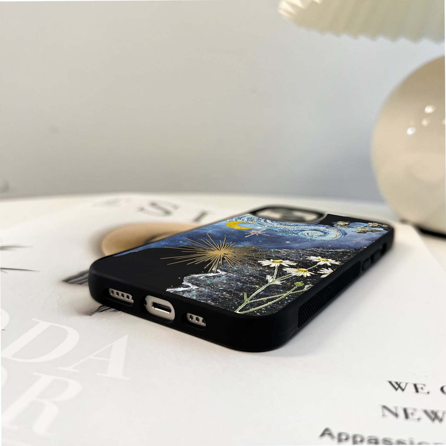 Galactic Bloom Flow Glass Case