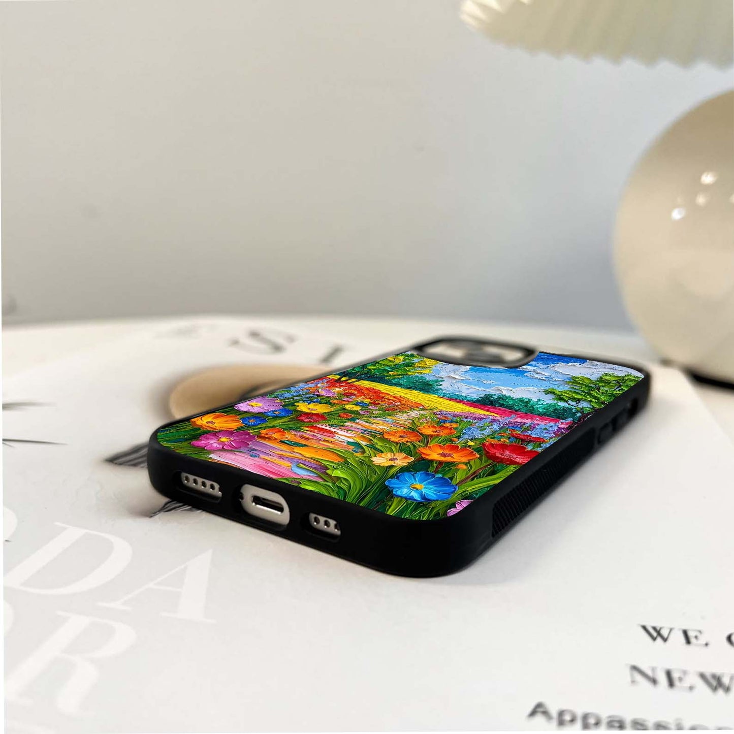 Color Meadow Glass Case