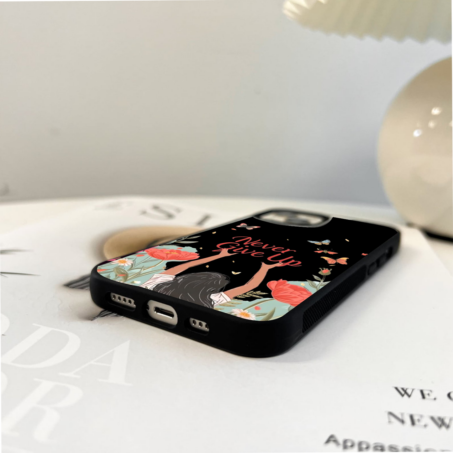 Flourish with Hope Glass Case