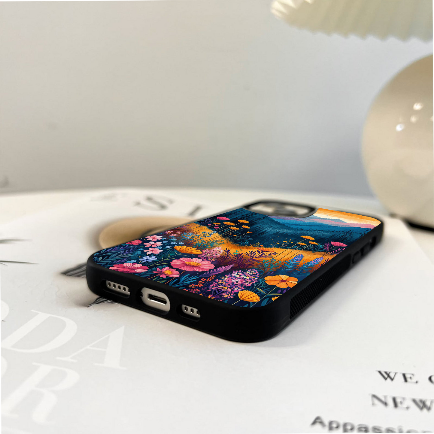 Mountain Bloom Dream Glass Case