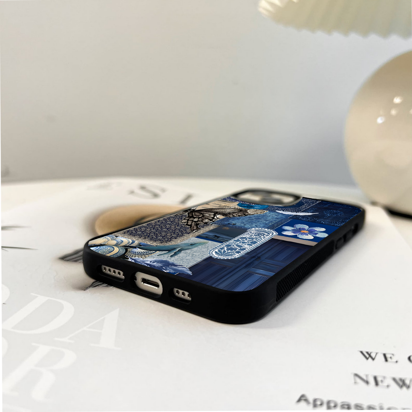 Midnight Indigo Story Glass Case