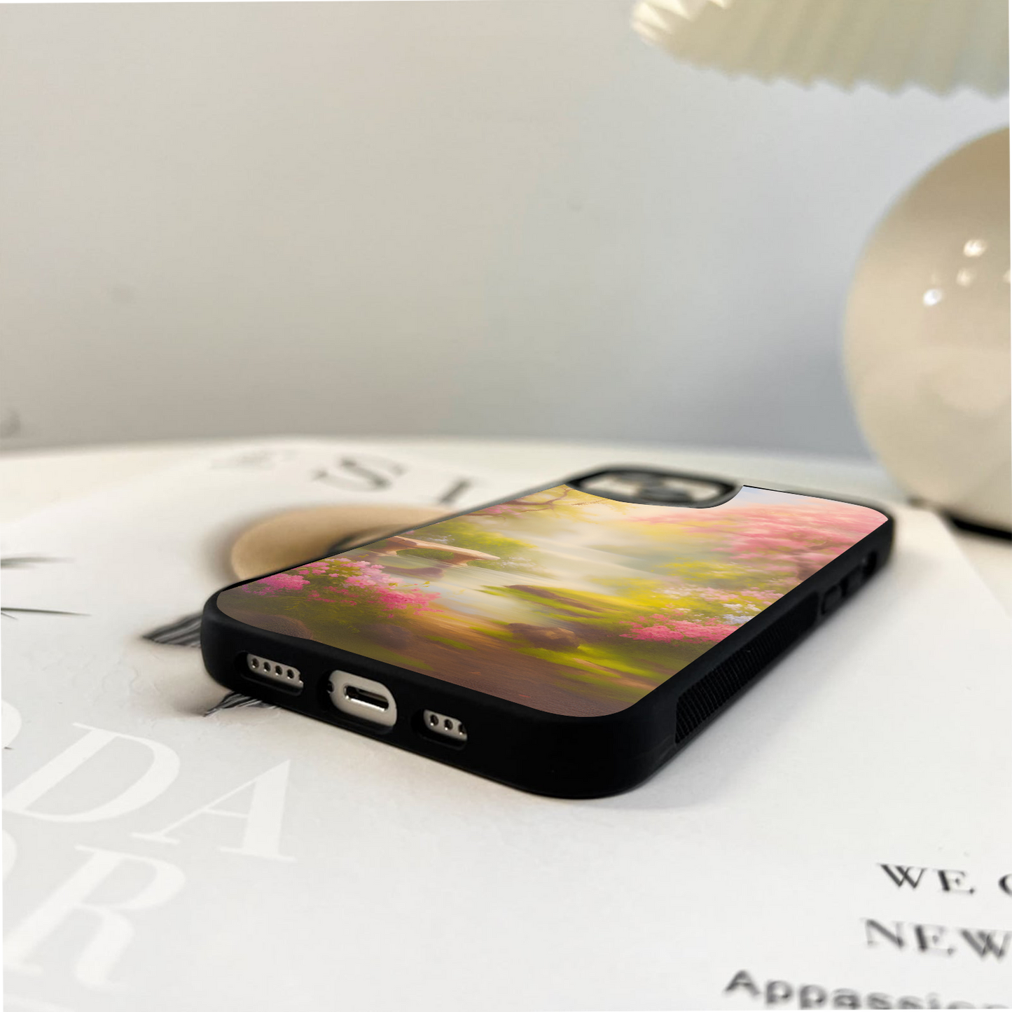 Dreamy Garden Escape Glass Case