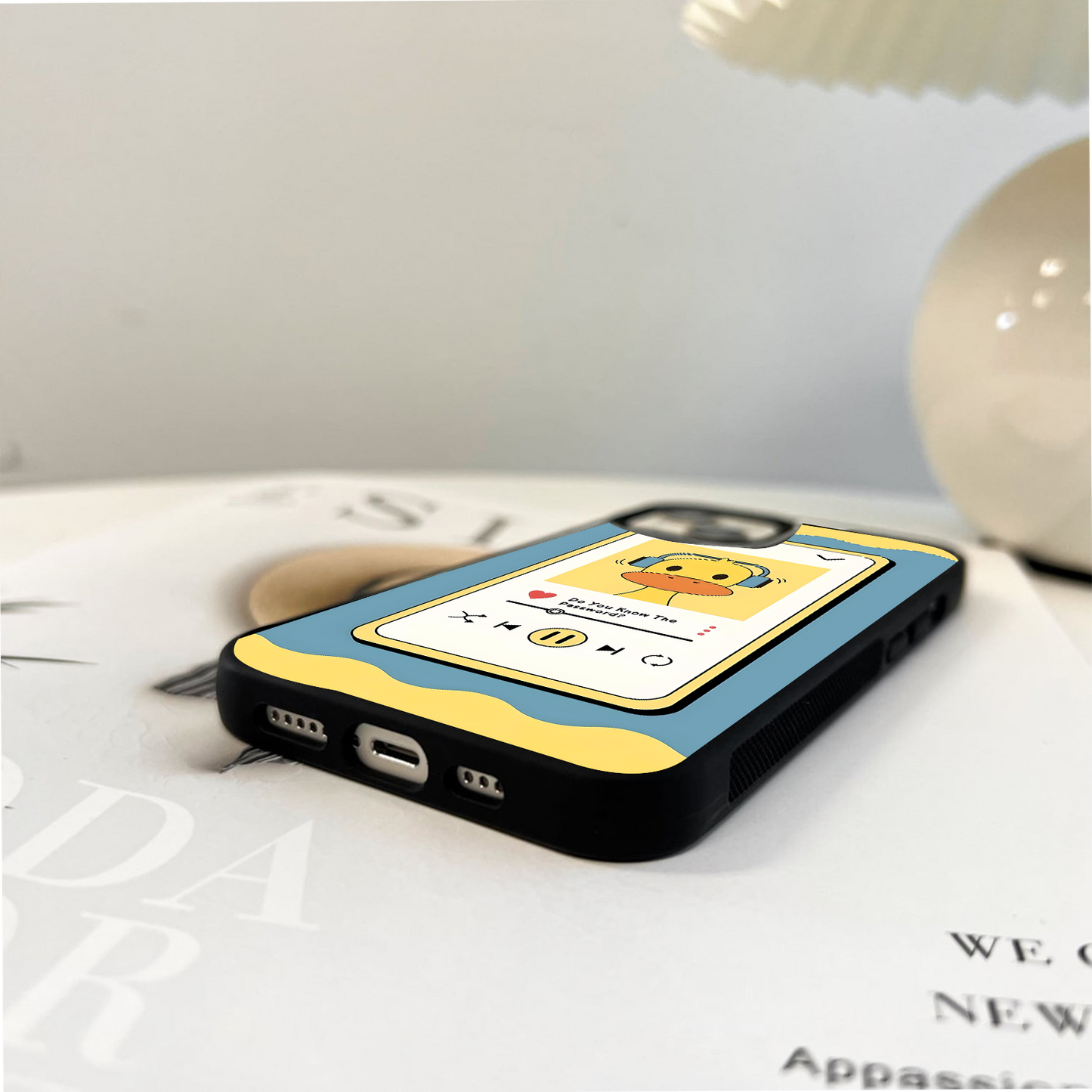 Duck Beat Mode Glass Case