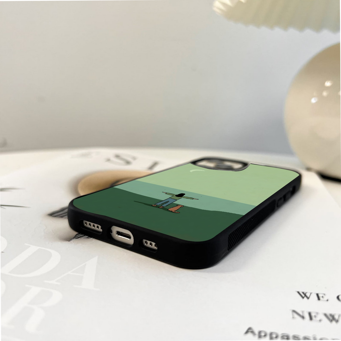 Patrick Dog Glass Case