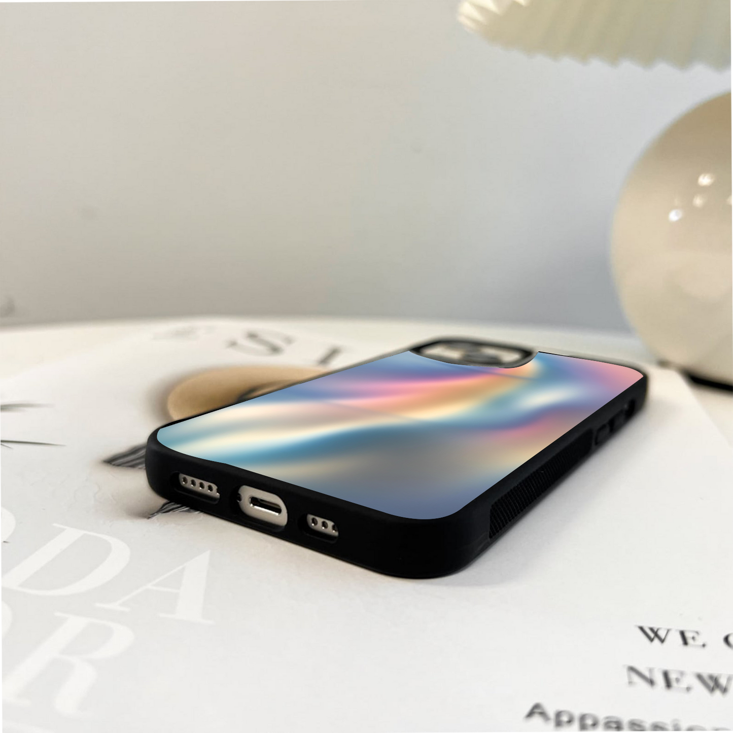 Rainbow Haze Glass Case