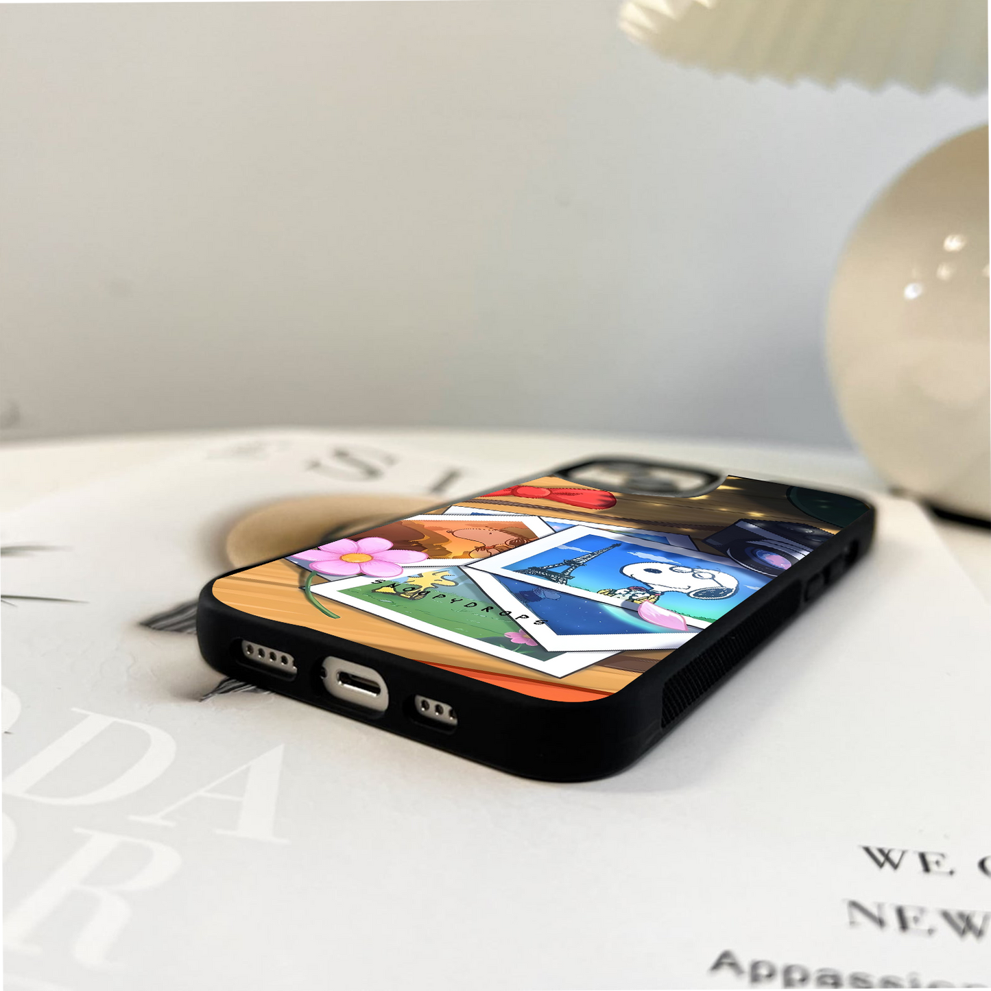 Snoopy Memory Lane Glass Case