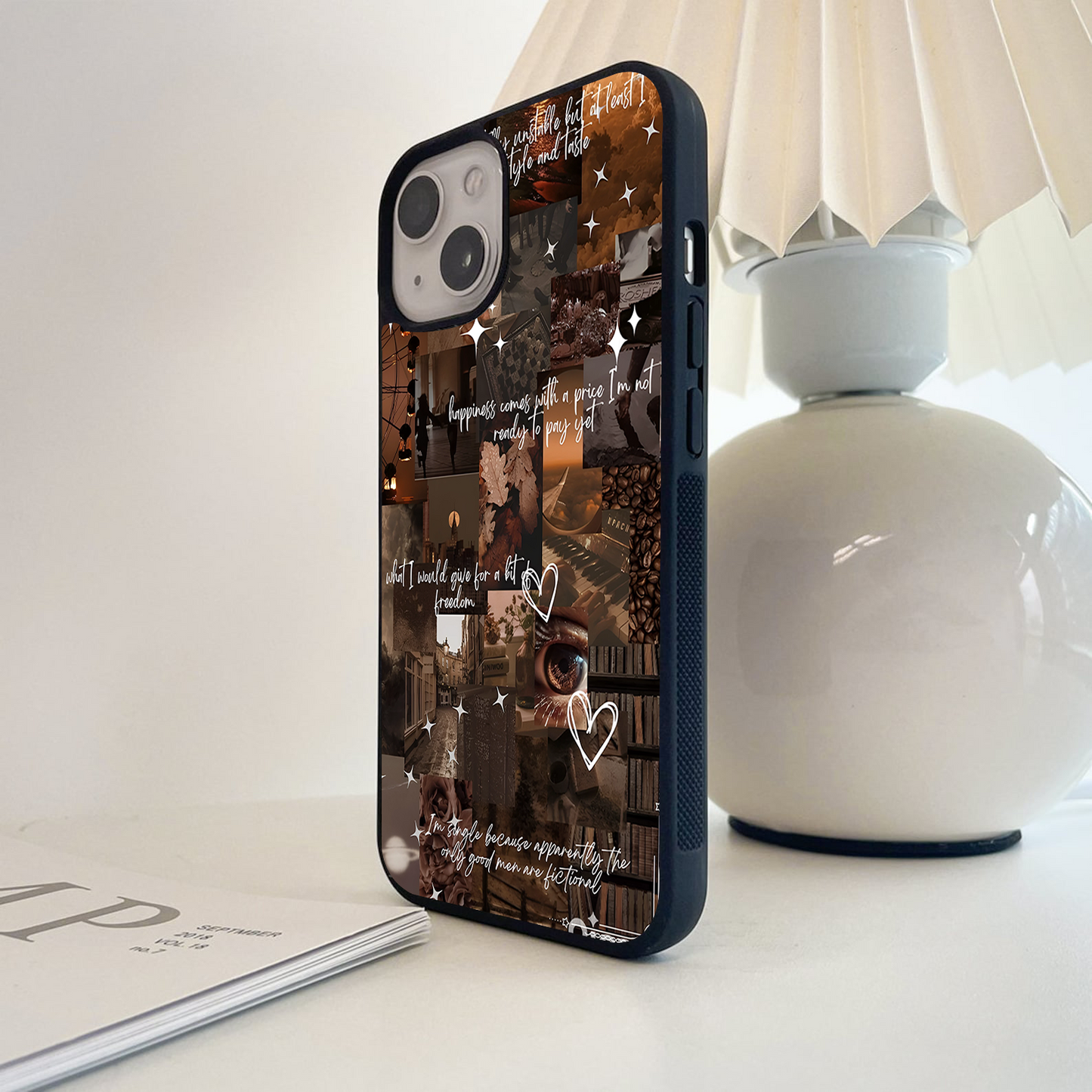 Bittersweet Aesthetic Chaos Glass Case