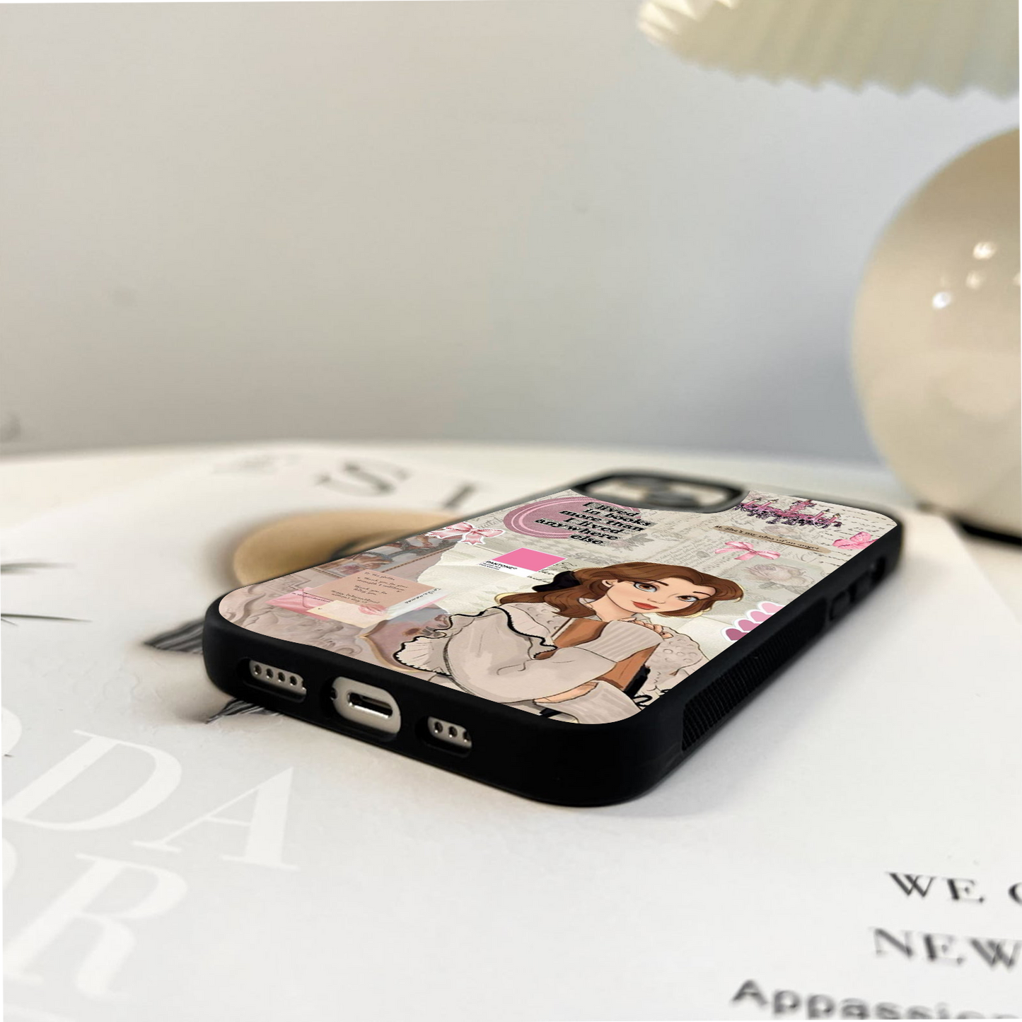 Belle’s Bookish World Glass Case