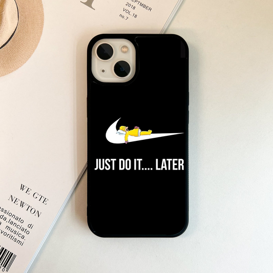 Just DO IT Later Glass Case