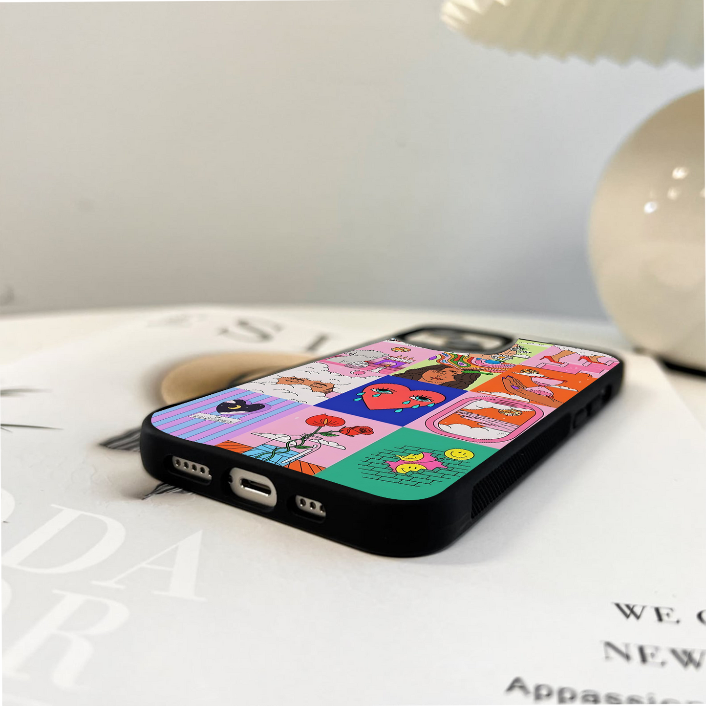 Bubble Thought Burst Glass Case