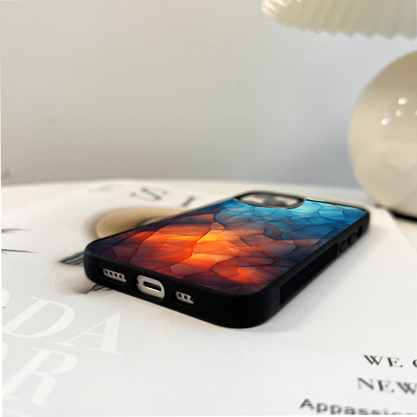 Frozen Ember Light Glass Case