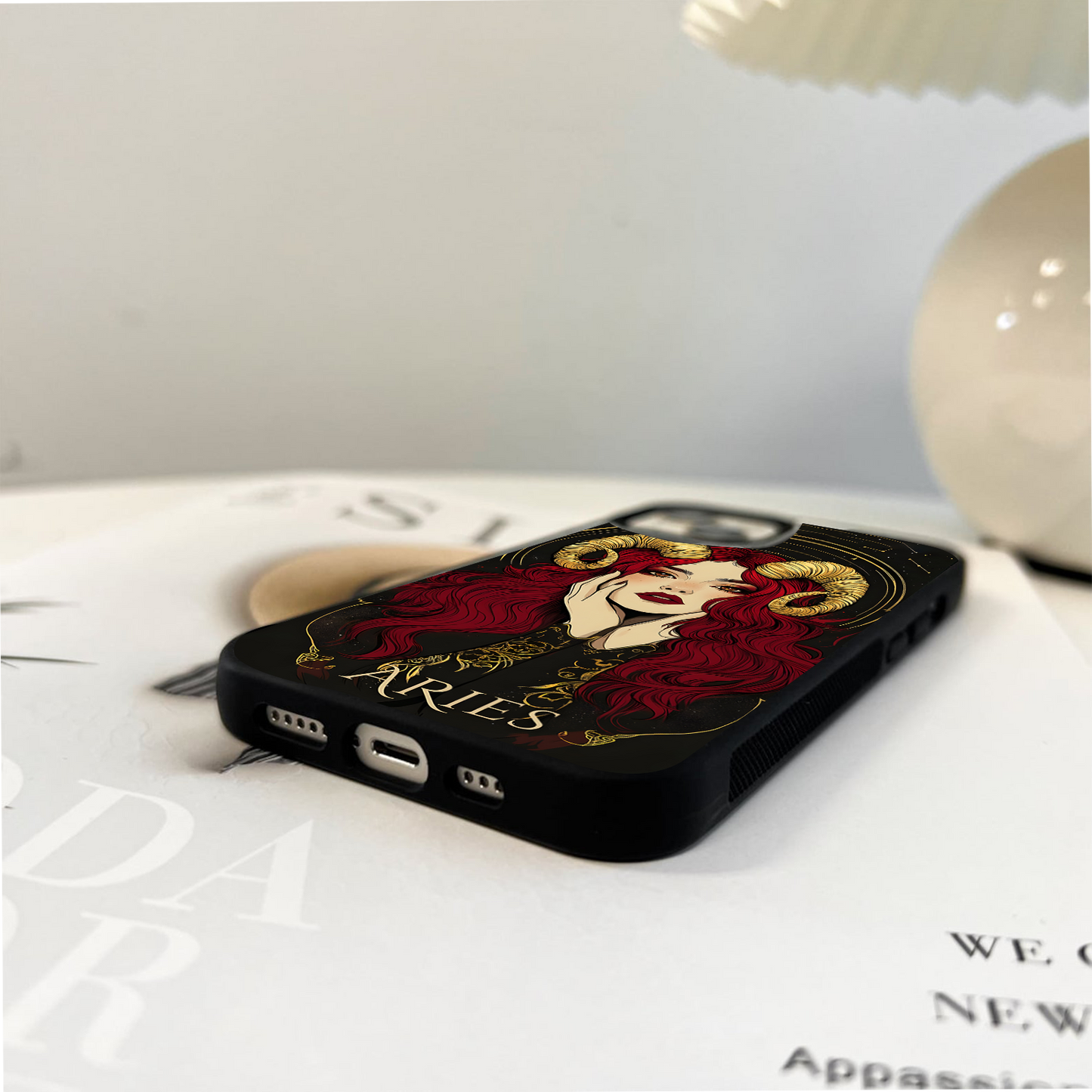 Zodiac Aries Glass Case