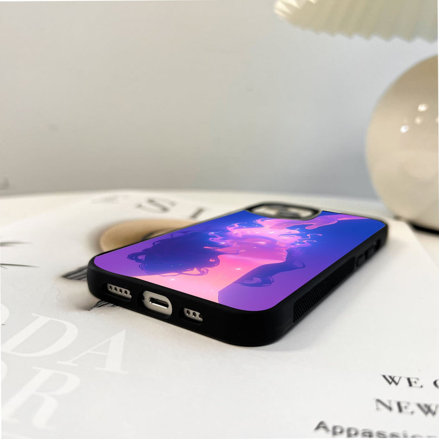 Cosmic Touch Glow Glass Case