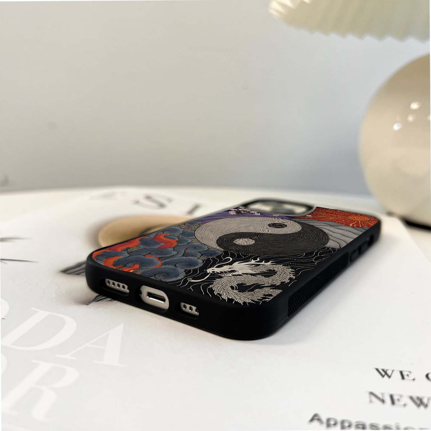 Yin Yang Elements Glass Case