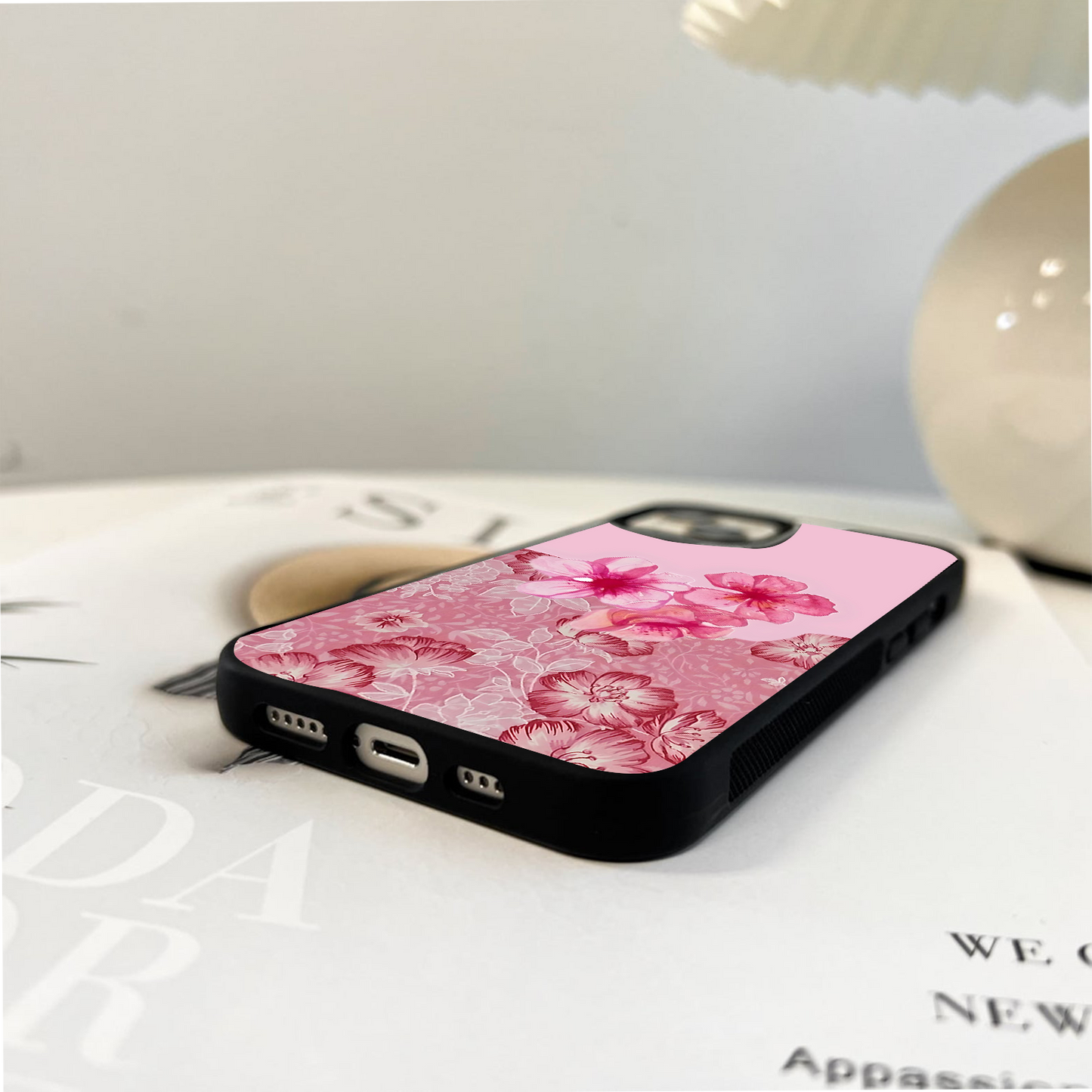 Rosé Bloom Reverie Glass Case