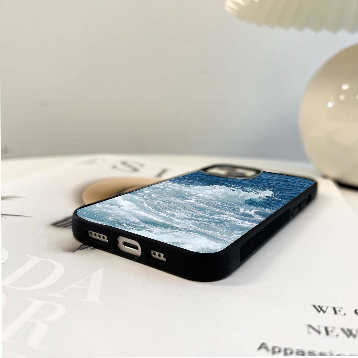 Blue ocean Glass Case