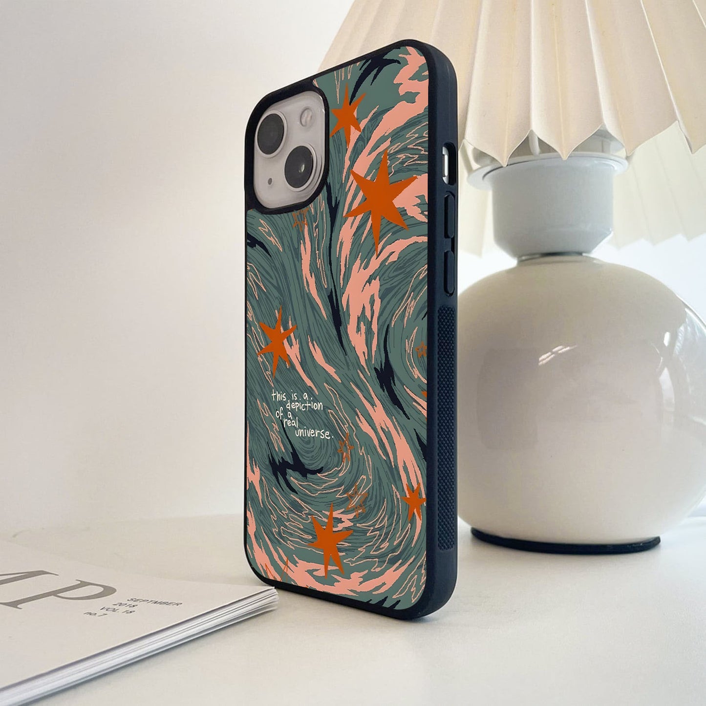 Spiral Star Stream Glass Case