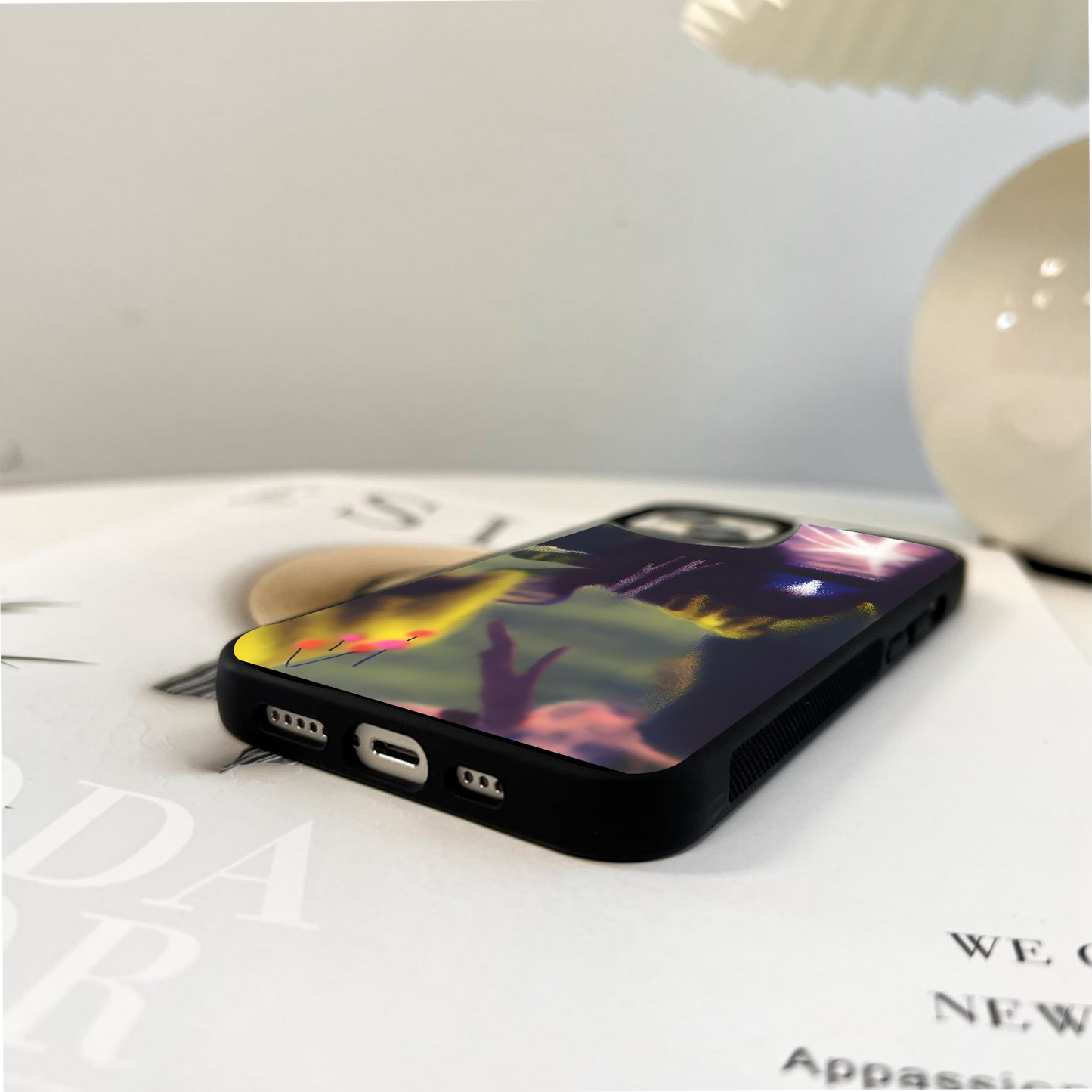 Abstract Dreamy Art Glass Case