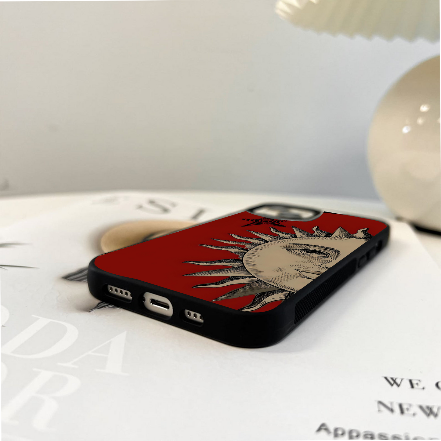 Scarlet Space Radiance Glass Case