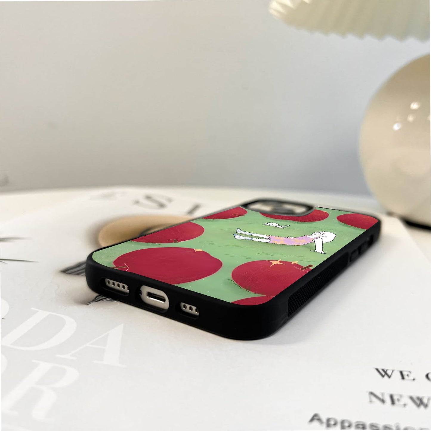 Apple Nap Time Glass Case