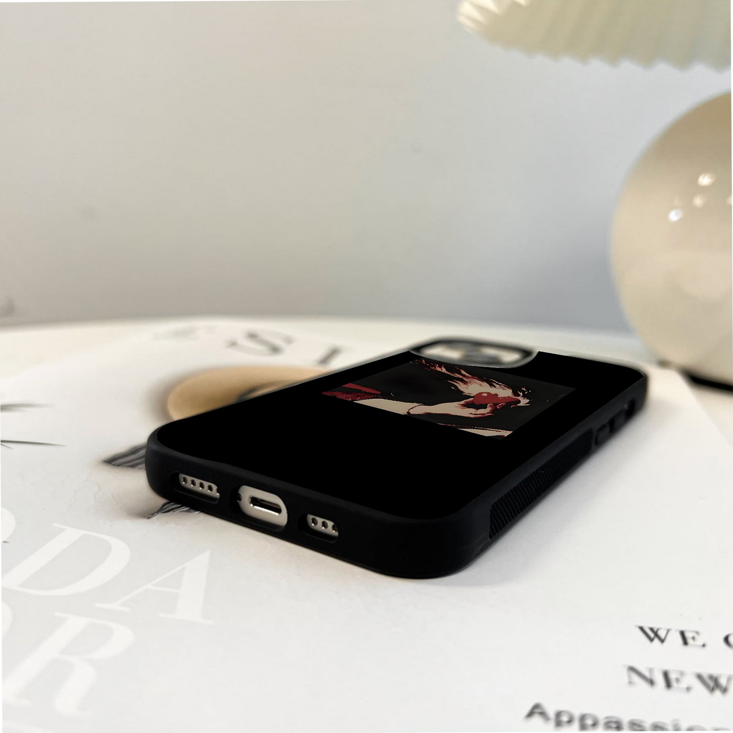 Blazing Heart Faith Glass Case